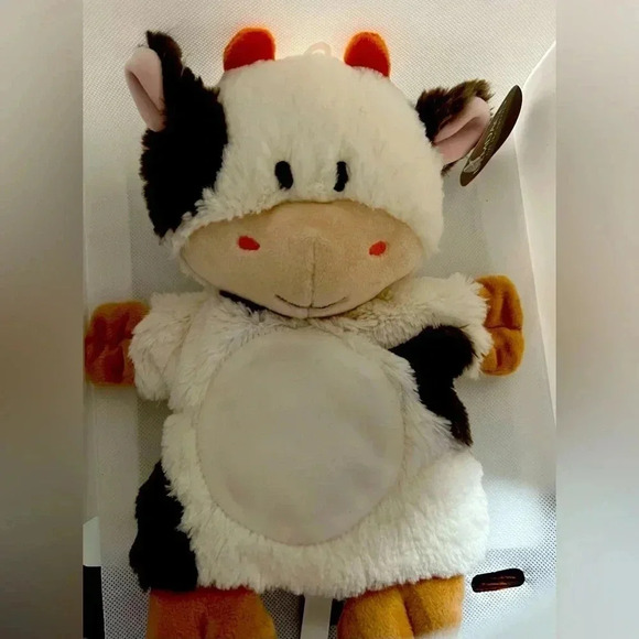 2018 -DEMDACO. | Lift the Spirit, plush cow puppet - Picture 1 of 9